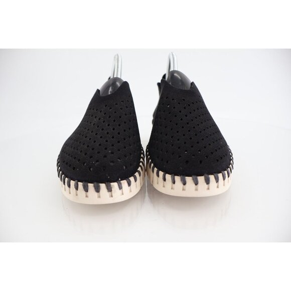 Ilse of Jacobsen Tulip Slip On Shoes Women's 38 8 Black White Flat Loafers Comfy - Picture 2 of 9